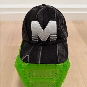 Mowalola Black Denim Baseball Cap